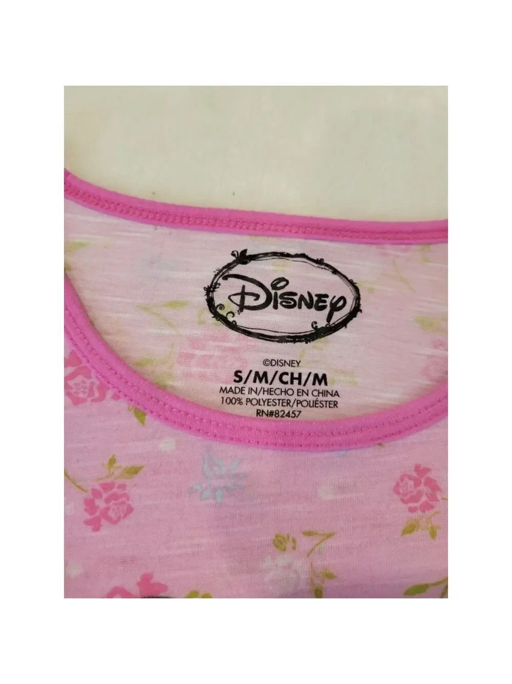 Disney Girls Short Sleeved Nightgown Size S/M